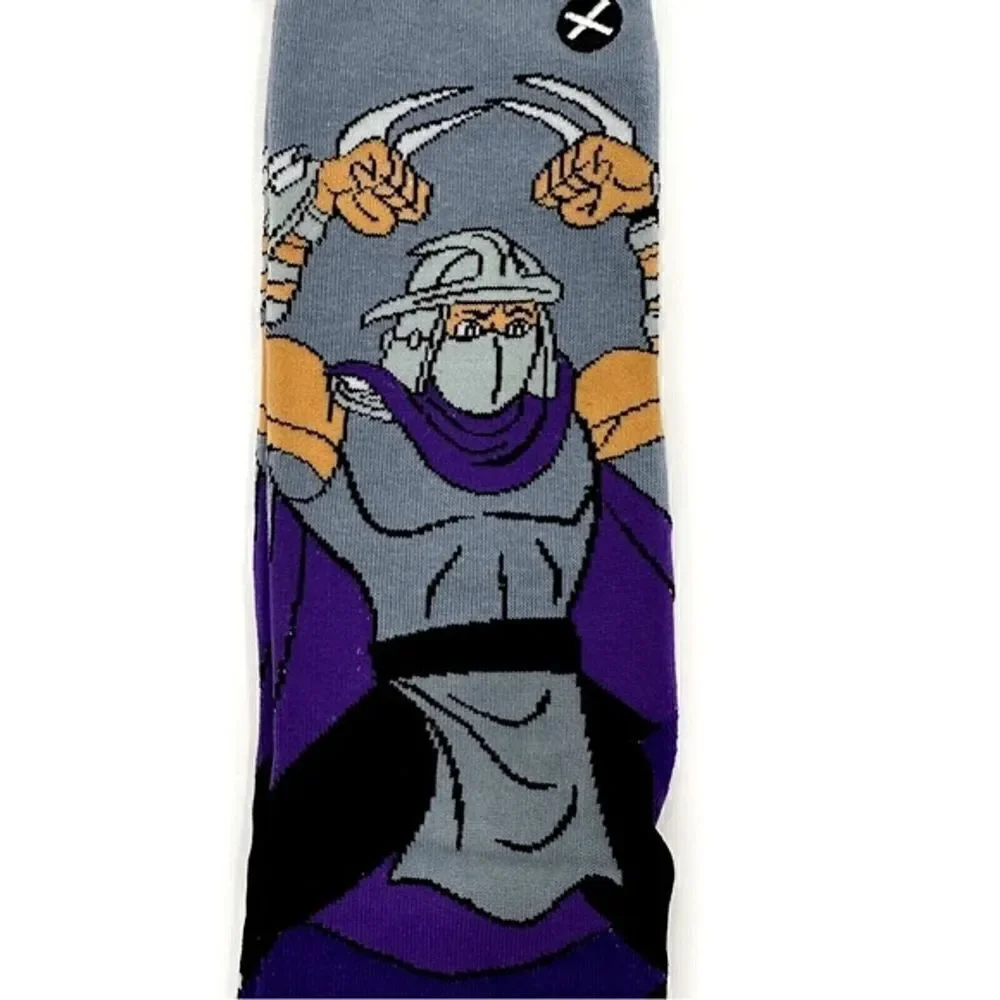 Odd Sox Shredder TMNT Teenage Mutant Ninja Turtles Crew Socks Large